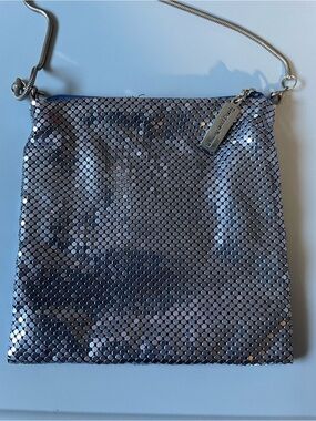 Whiting & Davis blue dance bag